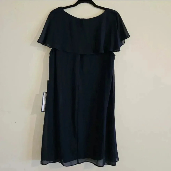 Adrianna Papell Ruffle Neck Dress - Picture 1 of 4